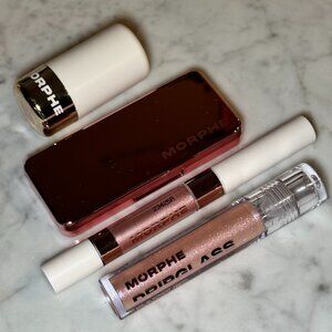 Morphe Makeup Kit | Eyeshadow, Lip Gloss, Highlighter Stick, Shadow Stick | NEW